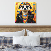 PHARAO TUT-MEERKAT LEINWANDDRUCK (Insitu (Schlafzimmer))