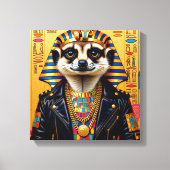 PHARAO TUT-MEERKAT LEINWANDDRUCK (Vorderseite)