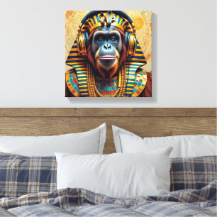 PHARAO TUT-ORANG-UTAN 3 LEINWANDDRUCK