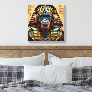 PHARAO TUT-ORANG-UTAN LEINWANDDRUCK