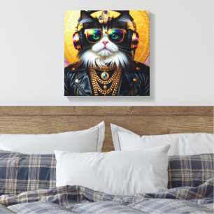 PHARAO TUT-PERSERKATZE 2 LEINWANDDRUCK