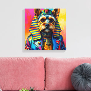 PHARAO TUT-YORKSHIRE TERRIER 2 LEINWANDDRUCK