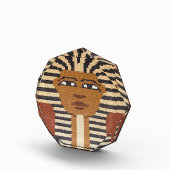 Pharaoh Artisan Crochet Print on Free Stehend Fotoblock (Rechts)