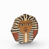 Pharaoh Artisan Crochet Print on Free Stehend Fotoblock (Links)