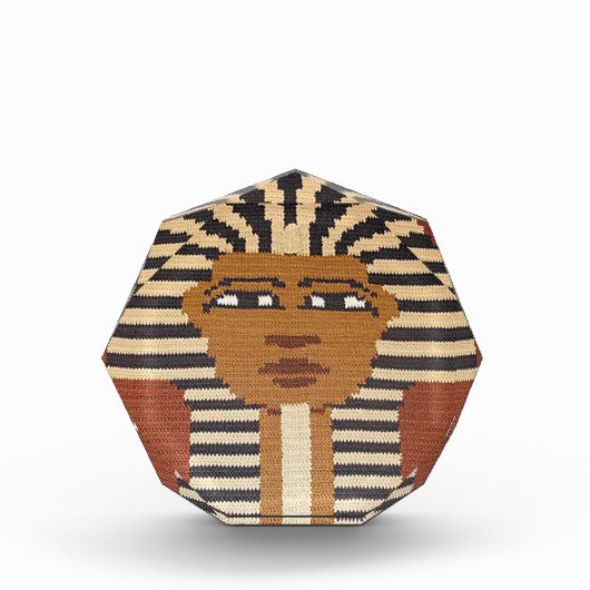 Pharaoh Artisan Crochet Print on Free Stehend Fotoblock (Vorderseite)