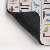 Pharaoh Asche Hintergrund Alte Hieroglyphen Mousepad (Ecke)