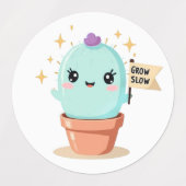 Pharaoh Cat Mandala Cactus Sticker (Design 2)