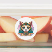 Pharaoh Cat Mandala Cactus Sticker (Befestigt)