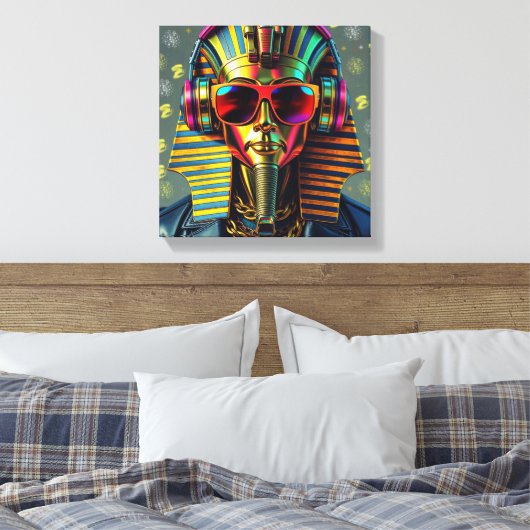 PHARAOH COOL 3 LEINWANDDRUCK (Insitu (Schlafzimmer))