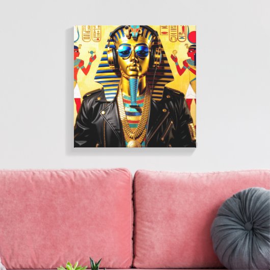 PHARAOH COOL 4 LEINWANDDRUCK (Insitu (Wohnzimmer))
