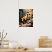 Pharaoh Dog Art Print Poster (Küche)