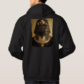 Pharaoh Energy — Ancient African King Modern Art Hoodie (Rückseite)