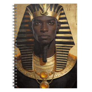 Pharaoh Energy — Ancient African King Modern Art Notizblock