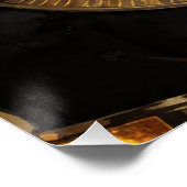 Pharaoh Energy — Ancient African King Modern Art  Poster (Ecke)