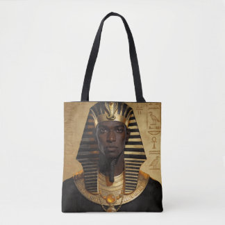 Pharaoh Energy — Ancient African King Modern Art Tasche