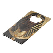Pharaoh Energy — Moderne Kunst eines antiken afrik Geldbeutel Flaschenöffner (Vorderseite Schrägansicht)