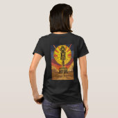 Pharaoh erheben die Sonne T-Shirt (Schwarz voll)