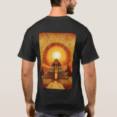 Pharaoh erheben die Sonne T-Shirt (Rückseite)