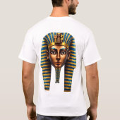 Pharaoh Face Ancient Ägypten T-Shirt (Rückseite)