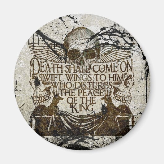 Pharaoh-Fluch Magnet (Vorne)