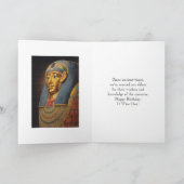 Pharaoh Happy Birthday Spaß Karte (Innenseite)