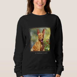 Pharaoh Hound Dog Garden Blume Paintieren Mama Sweatshirt