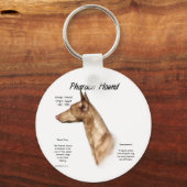 Pharaoh Hound History Design Schlüsselanhänger (Vorderseite)