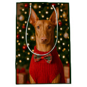 Pharaoh Hound Holiday  Mittlere Geschenktüte (Vorderseite)