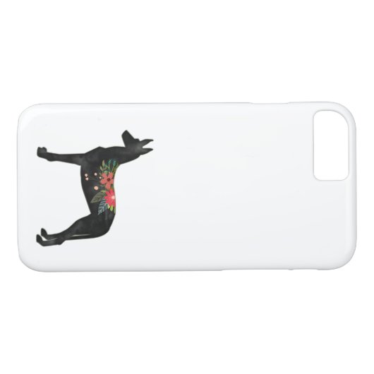 Pharaoh Hound Hund züchten Bohemischen Blumensatte Case-Mate iPhone Hülle (Rückseite (Horizontal))