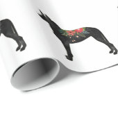 Pharaoh Hound Hund züchten Bohemischen Blumensatte Geschenkpapier (Rolleneckpunkt)