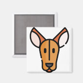Pharaoh Hound Magnet (Vorderseite/Rückseite)