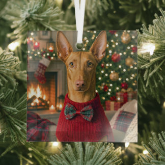 Pharaoh Hound Ornament Aus Glas