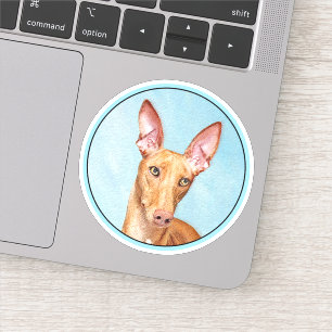 Pharaoh Hound Painting - Niedliche Original Hunde  Aufkleber