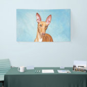 Pharaoh Hound Painting - Niedliche Original Hunde Banner (Messeveranstaltung)
