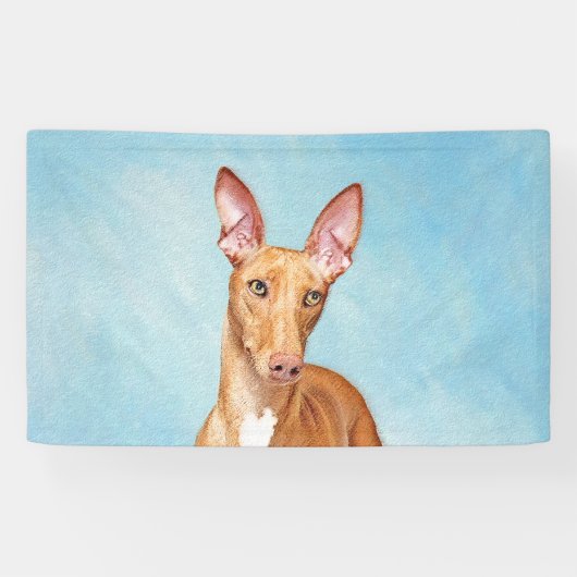 Pharaoh Hound Painting - Niedliche Original Hunde Banner (Horizontal)