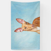 Pharaoh Hound Painting - Niedliche Original Hunde Banner (Vertikal)