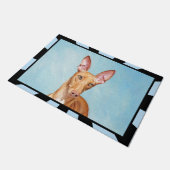 Pharaoh Hound Painting - Niedliche Original Hunde Fußmatte (Schrägansicht)