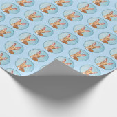 Pharaoh Hound Painting - Niedliche Original Hunde Geschenkpapier (Ecke)