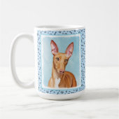 Pharaoh Hound Painting - Niedliche Original Hunde Kaffeetasse (Links)