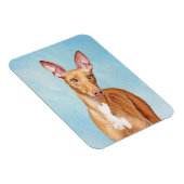 Pharaoh Hound Painting - Niedliche Original Hunde  Magnet (Rechte Seite)