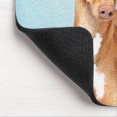 Pharaoh Hound Painting - Niedliche Original Hunde Mousepad (Ecke)
