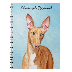 Pharaoh Hound Painting - Niedliche Original Hunde Notizblock