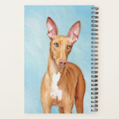 Pharaoh Hound Painting - Niedliche Original Hunde Planer (Rückseite)