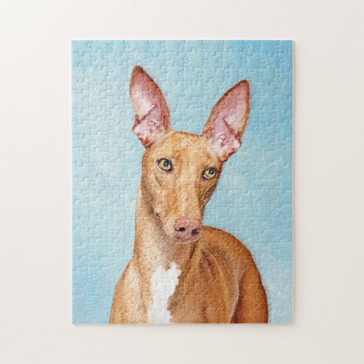 Pharaoh Hound Painting - Niedliche Original Hunde Puzzle (Vertikal)