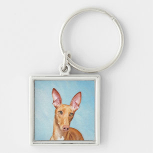 Pharaoh Hound Painting - Niedliche Original Hunde  Schlüsselanhänger