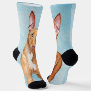 Pharaoh Hound Painting - Niedliche Original Hunde  Socken