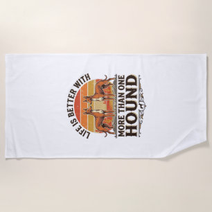 Pharaoh Hound Shirt Vintage Hundeliebhaber Sonnenu Strandtuch