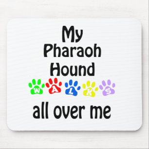 Pharaoh Hound Walks Design Mousepad