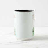 Pharaoh Hound Watercolor Personalized Dog Tasse (Zentrum)