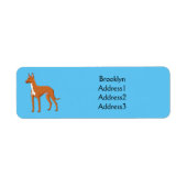 Pharaoh-Hund-Cartoon (Vorne)